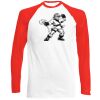 Long Sleeve Baseball T-Shirt, 160g, von FRUIT Miniaturansicht