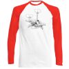 Long Sleeve Baseball T-Shirt, 160g, von FRUIT Miniaturansicht