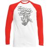 Long Sleeve Baseball T-Shirt, 160g, von FRUIT Miniaturansicht