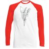 Long Sleeve Baseball T-Shirt, 160g, von FRUIT Miniaturansicht