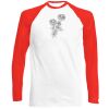 Long Sleeve Baseball T-Shirt, 160g, von FRUIT Miniaturansicht