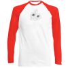 Long Sleeve Baseball T-Shirt, 160g, von FRUIT Miniaturansicht