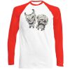 Long Sleeve Baseball T-Shirt, 160g, von FRUIT Miniaturansicht